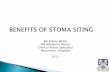 Benefits of Stoma Siting - Beaumont Hospital, Dublin of Stoma... · BENEFITS OF STOMA SITING Ms Elaine Webb Ms Marianne Doran . Clinical Nurse Specialist . Beaumont Hospital . ...