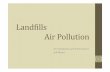 Landfills Air Pollution - New  · PDF fileLandfills Air Pollution Air Compliance and Enforcement ... chapter 2.4, using default or ... • Pursuant to N.J.A.C. 7:27-8.12(e)