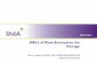 ABCs of Data Encryption for Storage -  · PDF fileABCs of Data Encryption for Storage Eric A. Hibbard, CISSP, CISA, ISSAP, ISSMP, ISSEP, SCSE Hitachi Data Systems