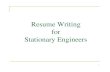 Resume Writing Presentation - IUOE - Conrads · PDF file3 Resumes – What's in this section: Introduction The Purpose of a Resume Preparation of a Resume Types of Resumes Formation