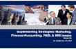 Implementing Strategies: Marketing, Finance/Accounting · PDF fileImplementing Strategies: Marketing, Finance/Accounting, R&D, & MIS Issues Week 08 W. Rofianto, ST, MSi
