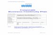 Corporate Business Continuity Plan - Microsoft · PDF fileCorporate Business Continuity Plan ISO Version ... ISO 22301:2012(E) 1 ... Corporate Business Continuity section of SharePoint