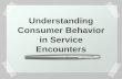 Understanding Consumer Behavior in Service Encountersrubybuccat.wikispaces.com/file/view/Services+Marketing+-+Chapter+2… · Differences among Services Affect Customer Behavior •