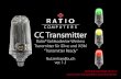 CC Transmitter - Ratio Dive · PDF fileCC Transmitter Nutzerhandbuch Ratio® farbkodierter Wireless Transmitter für iDive und iX3M “Transmitter Ready” Achtung: benötigt OS 4.x.x