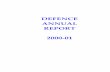 Defence Annual Report 2000-01 · PDF filethe Public Service Act 1999. The Defence Annual Report 2000-01 addresses ... data are also included at Note 52 in the ... Foreign Exchange