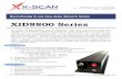 XID8800 flyer Rev1 0 - · PDF fileXID8800 Dual-Energy X-ray Line-Scan Camera Series © 2015 X-Scan Imaging Corp. January 2015, Rev 1.0 Models Model Active length i Number of pixels