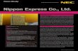 Nippon Express Co., Ltd. - NEC · PDF fileNippon Express Co., Ltd. After carefully considering the options, Nippon Express selected NEC’s UNIVERGE ProgrammableFlow (PF) Series to