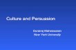 Culture and Persuasion -  · PDF fileLack of knowledge about consumer behavior . Consumers are different ... country when buying ... When Parker Pen marketed a ball-point pen in