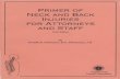 PRIMER OF NECK AND BACK INJURIES FOR AIIORNEYS AND STAFF · PDF fileneck and back injuries for aiiorneys and staff ... anatomi~~ regions of the spine ... injury to the esophagus and