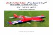83 MXS ARF - Extreme · PDF fileThe Extreme Flight MXS is loaded with unique features, including first rate hardware, components and thorough instructions to ensure a trouble free