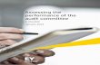 Assessing the performance of the audit committee - EY · PDF fileEY: Assessing the performance of the audit committee 2 Establishment and terms of reference Yes No N/A Does the audit