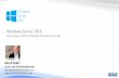 Windows Server 2016 - Microsoft Librarywp11219581.server-he.de/.../TD_Webinar_WinServer2016_Storage.pdf · Windows Server 2016 Neuerungen im Bereich Storage, Networking, Security