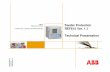Distribution Automation ABB Oy Feeder Protection · PDF fileFeeder Protection REF615 Designed for general applications calling for over-current and earth-fault protection ... Overcurrent