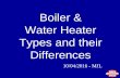 Boiler & Water Heater Types and their Differences · PDF file- commonly referred to as “Package Boilers ... Water Tube Boiler . Flexible or Bent Water Tube Type Boilers . Flexible