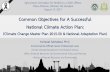 Common Objectives for A Successful National Climate Action ... · PDF fileCommon Objectives for A Successful National Climate Action Plan: (Climate Change Master Plan 2015-50 & National
