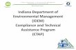 Indiana Department of Environmental Management … Department of Environmental Management ... McDowell, Metal Plate Polishing, Seleco, ... Indiana Department of Environmental Management