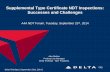 Supplemental Type Certificate NDT Inspections: Successes ...airlines.org/wp-content/uploads/2014/10/231330-Alex-M.pdf · Supplemental Type Certificate NDT Inspections: Successes and