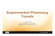 Supermarket Pharmacy Trends - University of the  · PDF file• Supermarket Pharmacy Trends 2009 ... Shifting Mix STAGE II ... All Outlet Share of Wallet (Dollars)
