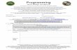 Programming - U.S. Scouting Service Projectusscouts.org/mb/worksheets/Programming.pdf ·  · 2017-07-18latest electronic gadgets. Topics include ... Discuss with your counselor the