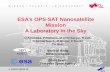 ESA’s OPS-SAT Nanosatellite Mission A Laboratory in · PDF fileESA’s OPS-SAT Nanosatellite Mission . A Laboratory in the Sky. O.Koudelka, ... • RF output power: ... Optical Retroreflector