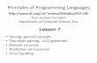 Principles*of*Programming*Languages*pages.di.unipi.it/corradini/Didattica/PLP-14/SLIDES/PLP-07.pdf · ... (=string*recognizer)* ... • For*stac*semanBcs*checking,*e.g.*type*checking*of*