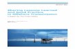 Sharing Lessons Learned and Good Practice in Offshore ... · PDF fileGarrad Hassan & Partners Ltd Report title: Sharing Lessons Learned and Good Practice in Offshore Transmission DNV