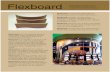 Flexboard - Kerfkore · PDF fileFlexboard is a low-cost alternative to bending plywood for radius fabrication. Flexboard provides 10-inch radius fabrication quickly and easily with
