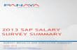 2013 SAP SALARY SURVEY SUMMARY - Panayago.panaya.com/rs/panayainc/images/SAP_Salary_Surve… ·  · 2018-02-27- 1 - 2013 SAP® Salary Survey ... 2013 SAP® Salary Survey SUMMARY