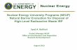 Nuclear Energy University Programs (NEUP) Natural … Workscope Presentations/FY13...Nuclear Energy University Programs (NEUP) Natural Barrier Evaluation for Disposal of High-Level