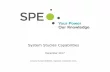 System Studies Capabilities - sp-eng.co.uksp-eng.co.uk/wp-content/uploads/2017/12/SPE-System-Studies... · •We can undertake a wide range of power system studies: ... EMTP-ATP and