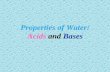 Properties of Water: Acids and Bases - PBworksmrswhittsweb.pbworks.com/f/Acids+and+Bases.pdf · The Chemistry of Acids and Bases ... Take the stirring rod out, ... *A buffer resists