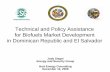 Technical and Policy Assistance for Biofuels Market ... Biofuels Market Development in Dominican Republic and ... • Expected Output-Report to ... •Acquaint officials with air quality