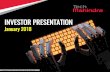 Corporate Presentation TechM 2013 · PDF fileDisclaimer Tech Mahindra, herein referred to as TechM provide a wide array of presentations and reports, with the contributions of various