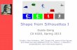 Shape from Silhouettes Igerig/CS6320-S2013/Materials/CS... · Shape from Silhouettes I Guido Gerig CS 6320, ... – shape from silhouettes ... • Train an appearance model for each
