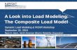A Look into Load Modeling The Composite Load Model Look into Load Modeling: The Composite Load Model. Dynamic Load Modeling & FIDVR Workshop. September 30, 2015. Ryan D. Quint, NorthAmerican