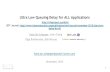 Ultra Low Queuing Delay for ALL Applications · PDF fileUltra Low Queuing Delay for ALL Applications ... Alcatel-Lucent 7750 RGW Mark: 20% ... (bits) • L4S threshold T