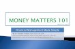 Financial Management Made Simple - Harris-Stowe … MATTERS 101.pdfFinancial Management Made Simple •By Dr. Owolabi Tiamiyu, ACA, CFE, CIA, CPA •Chair, Accounting Department at
