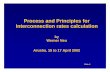 Process and Principles for Interconnection rates · PDF fileProcess and Principles for Interconnection rates calculation by Werner Neu ... • IC at local level ... Interconnect Agreement