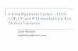 Global Regulatory Update FDA, USP, EP and ICH Standards ... · PDF fileUSP, EP and ICH Standards for Test Method Validation ... auditor, and trainer. ... risk and probability have