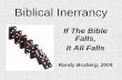 Biblical Inerrancy - Randy's Virtual Classroom 04, 2012 · Biblical Inerrancy If The Bible Falls, ... will teach you all things, ... present yourself to God as one