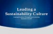 Leading a Sustainability Culture - michigan.gov a Sustainability Culture ... solving problems by focusing on customer’s needs, ... Lean Strategy Tools . Clear. Measurable.