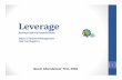 Leverage - ICAI Knowledge · PDF fileFL = Financial leverage EBIT =Earning before interest and taxes EBT ... Calculation of EBIT, EPS & FL has been Shown ... (Current year) Change