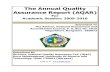 The Annual Quality Assurance Report (AQAR) - GJUS&T AQAR 2009-10 GJUST-HISAR.pdf · The Annual Quality Assurance Report (AQAR) ... To note the feedback of NAAC on Annual Quality Assurance