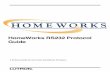 RS-232 Command Set - Lutron RS232 Protocol.pdf · RS-232 Command Set HomeWorks ... or if your external equipment cannot process a continuous stream of monitoring output from the HWI