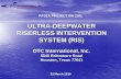 ULTRA-DEEPWATER DEEPWATER RISERLESS INTERVENTION SYSTEM …dea-global.org/wp-content/uploads/2010/03/DEA-Technical... · ULTRA-DEEPWATER DEEPWATER RISERLESS INTERVENTION SYSTEM (RIS)
