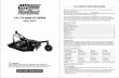 3-PT. PTO ROUGH CUT MOWER - Northern Tool + Equipment · PDF fileFigure 5 Figure 3 Figure 10 3-PT. PTO ROUGH CUT MOWER OWNER’S MANUAL 4 of 14 Step 2: Remove the wired-on PTO shaft,