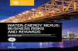 WATER-ENERGY NEXUS: BUSINESS RISKS AND · PDF file · 2016-04-19Water-Energy Nexus: Business Risks and Rewards i WRI.ORG WATER ... 19 Water for Energy: Electric Power ... Water-Energy
