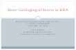 Basic Cataloging of Scores in RDA - Valdosta State …archives.valdosta.edu/cobec/documents/rda/rda_scores.pdf · Basic Cataloging of Scores in RDA . ... Baroque period selected and