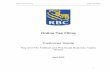 Online Tax Filing - RBC Royal Bank Tax Filing.pdf · RBC Financial Group Online Tax Filing _____ Online Tax Filing Customer Guide Pay and File Federal and Provincial Business Taxes