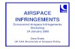 AIRSPACE INFRINGEMENTS - Eurocontrol · PDF filebriefings posters press releases • airspace and procedural changes ... Airspace Infringements ... Airspace Classifications and Visual